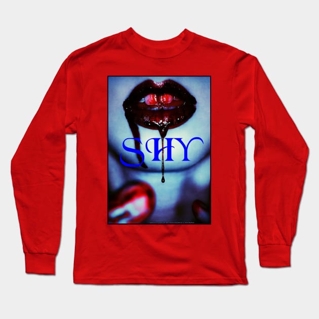 SHY in Blue! Long Sleeve T-Shirt by SoWhat